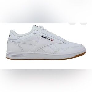 Reebok Men's White Sneakers with Gum Sole